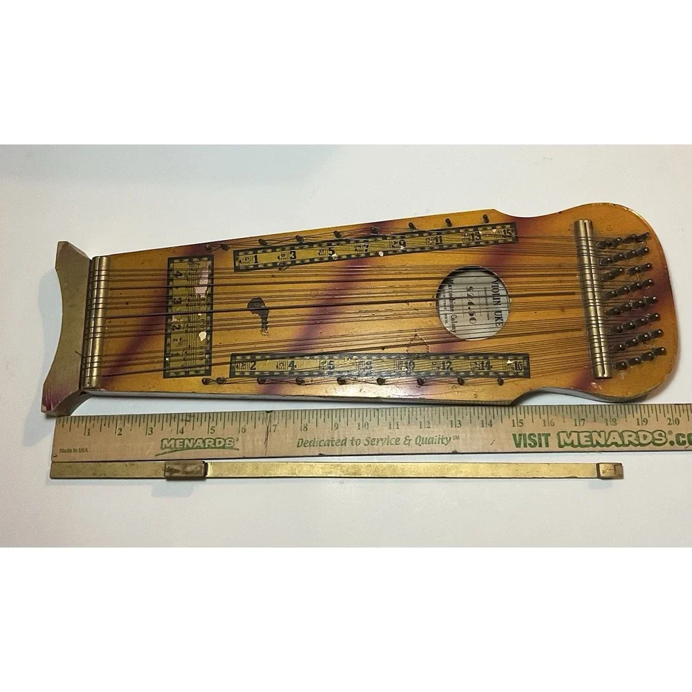 Genuine 1937‎ Marx Violin Uke w/ Bow Vintage Music Instrument